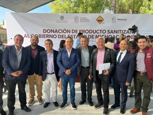 CAMCOIN - Donación Producto Sanitizante