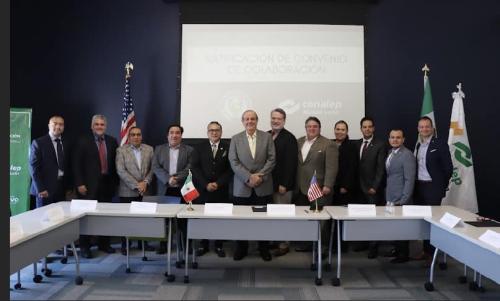 CAMCOIN - Ratificación de convenio CONALEP NL