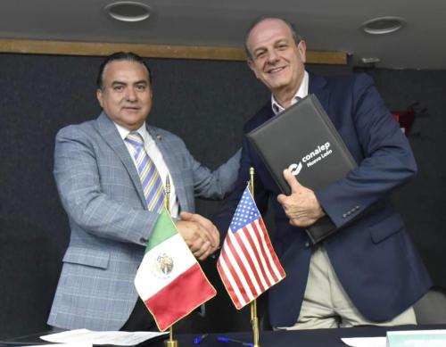 CAMCOIN - Firma de convenio CONALEP NL